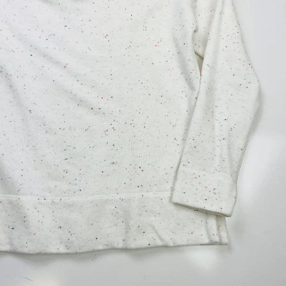 LOFT Modern Funnel‎ Neck Flecked Splatter Sweater Size Medium - Picture 4 of 13